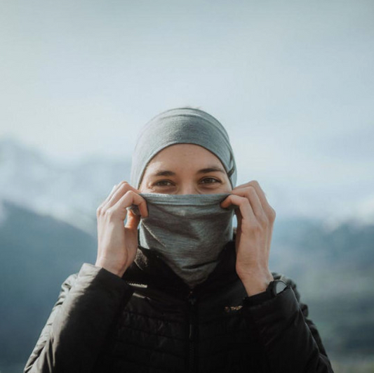 Bundle - Ultra Light Natural neckwarmer, beanie and headband