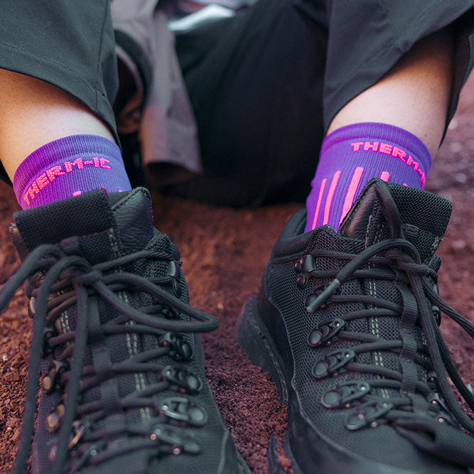 Hiking Socks - Outdoor Light Ankle women Violet/Magenta