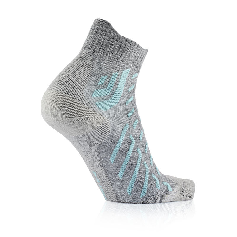 Calcetines de senderismo - Trekking Cool Light Ankle mujer gris claro/turquesa