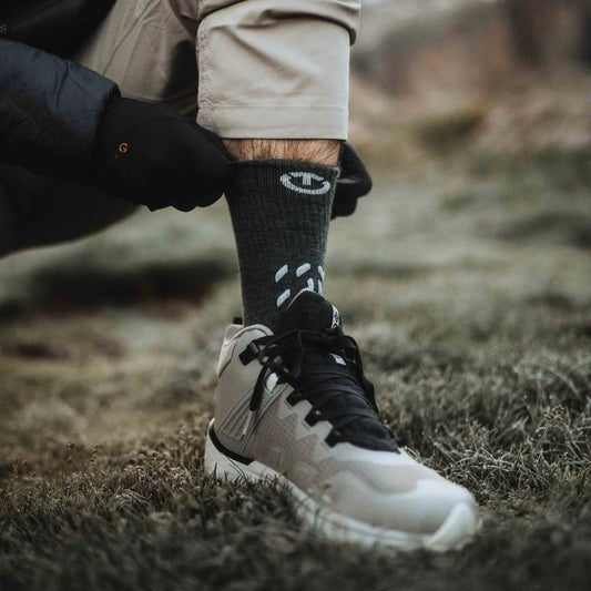 Trekking socks - Trekking Temperate Cushion Crew unisex dark grey/light grey