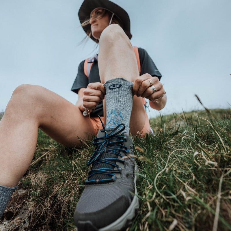 Trekking UltraCool Linen Crew Lady Gris bleu