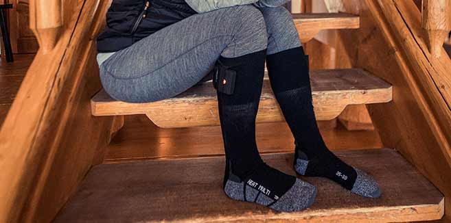 Outdoor Heated Socks for Women