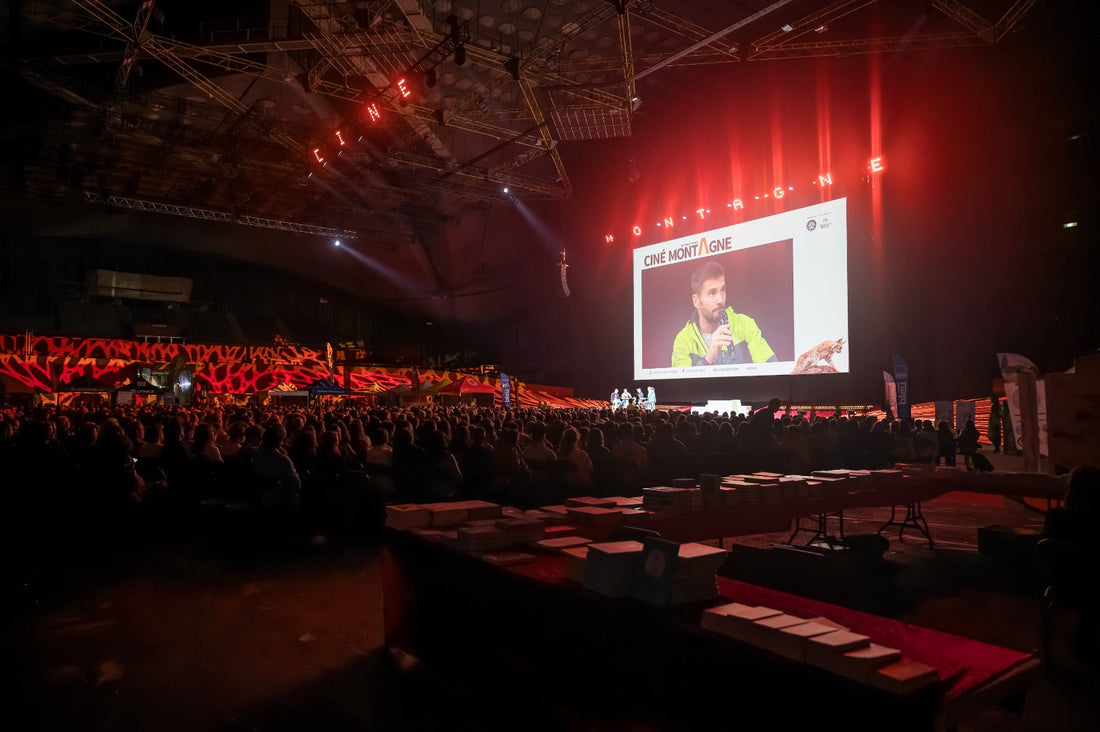 A rope team celebrating the spirit of the mountains and sharing