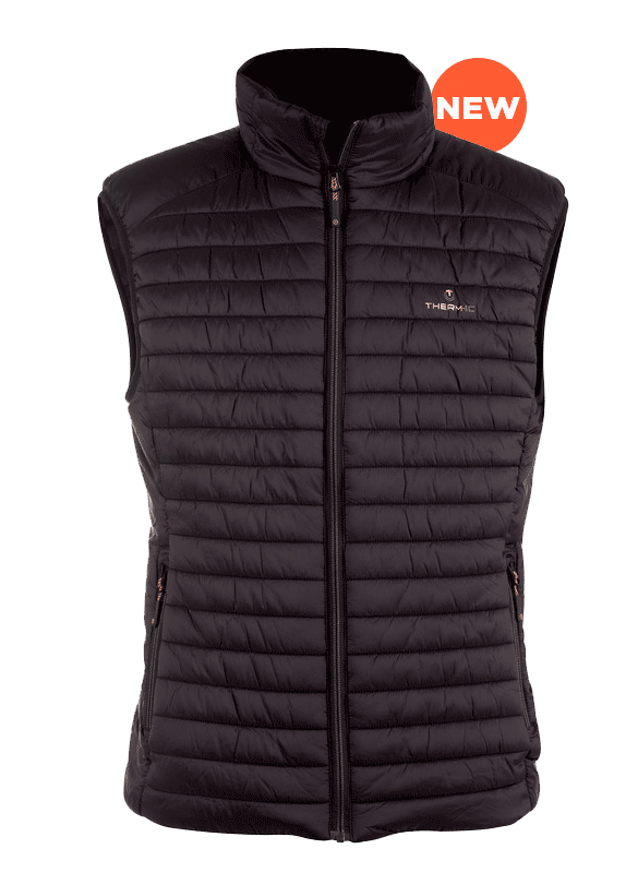 Set beheizbare Jacke Herren schwarz Powerbank 5000mAh – Therm