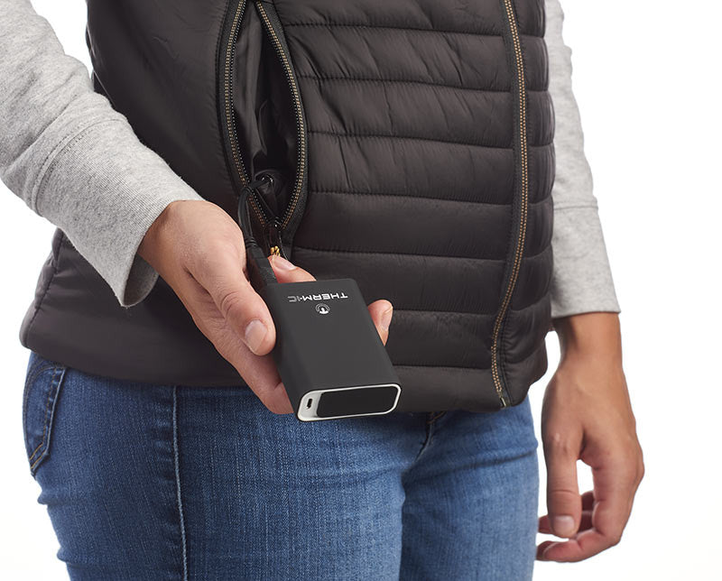 Jeans Beheizte Jacken Set Beheizbare Jacke Herren Schwarz