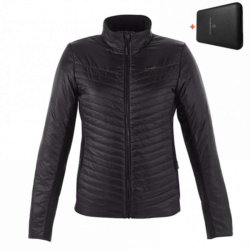 Set - Powerjacket Speed Damen Black + Powerbank 5000mAh