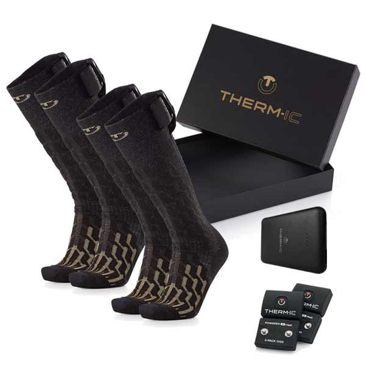 Gift set - Ski heated socks - for men