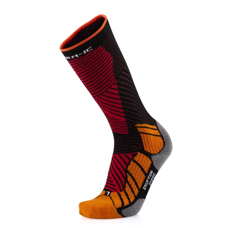 Ski socks - Ski Eruption Speed Orange/Black