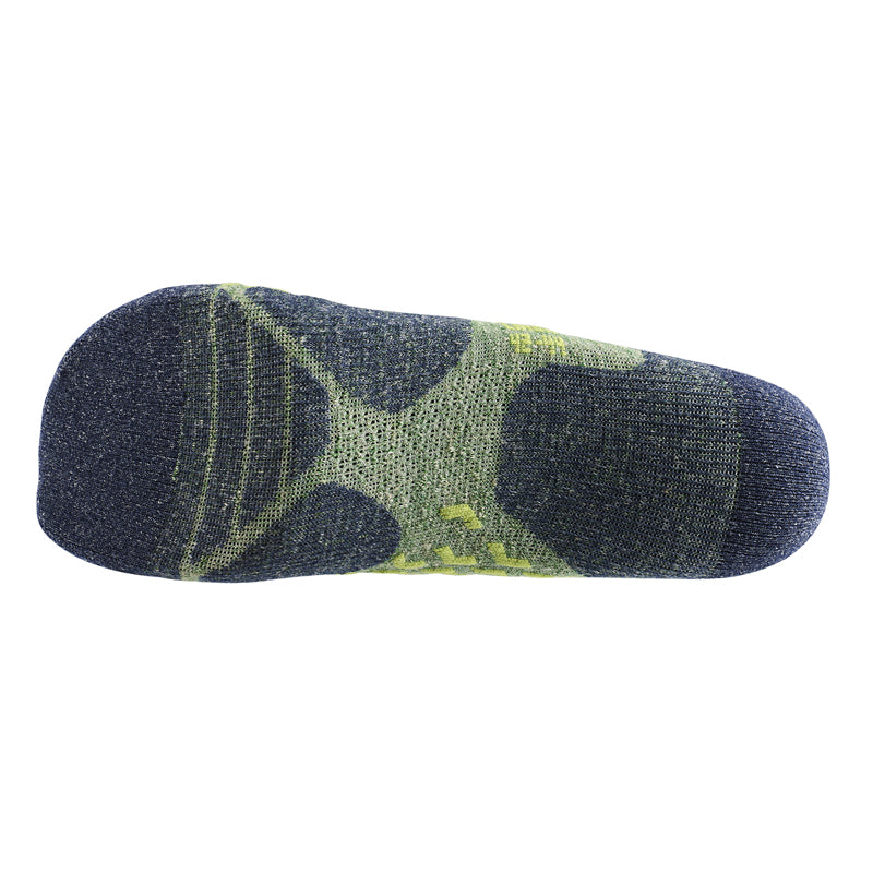 Chaussettes de randonnée - Outdoor Light Linen Crew citron/marine