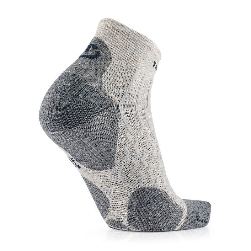 Wandersocken – Outdoor Light Linen Ankle Hellgrau/Anthrazit