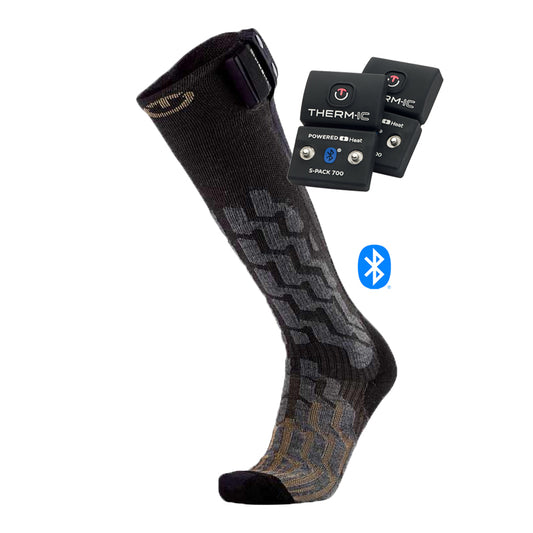 Bundle - heated ski socks Heat Fusion women + S-Pack 700B