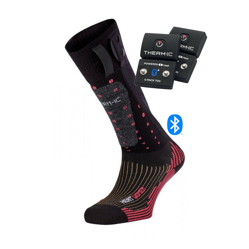 Set - beheizbare Skisocken Ski Heat ND Frau + S-Pack 700B