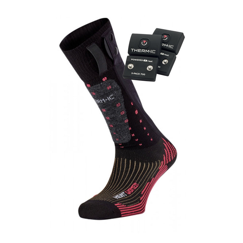 Chaussettes Chauffantes Rechargeables - 4 Niveaux De Température (40°C à 70°C) - Pour Ski, Randonnée, Camping - Homme/Femme - 13