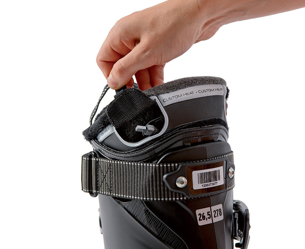 Heated ski boots