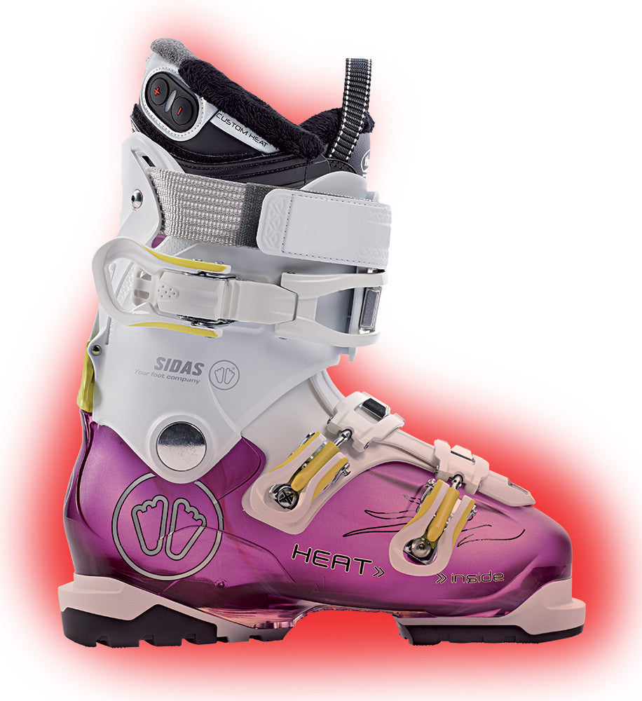 Heated ski boots