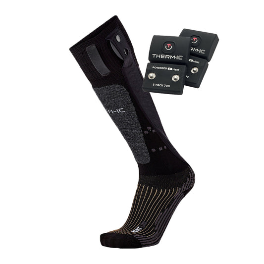 Bundle - heated ski socks Heat Uni ND + S-Pack 700