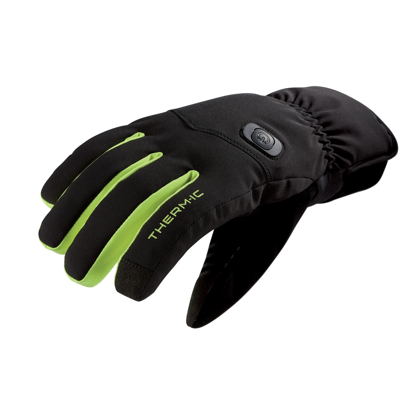 handschuhe herren bis minus 20 grad Ski Light Boost beheizte Powerhandschuhe schwarz/gelb