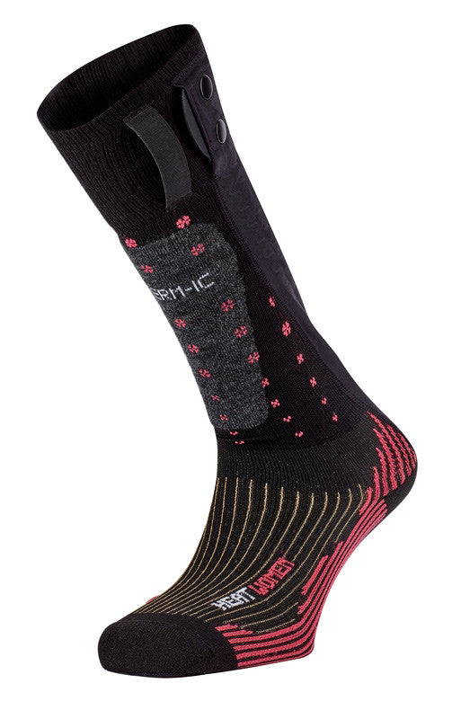 Women's heated socks ideal for skiing –