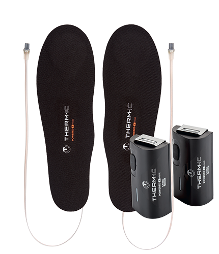 Therm-ic Heat Flat Verwarmbare Zolen + C-Pack 1300B Bluetooth-batterij – Tot 13 Uur Warmte, Geschikt Voor Elke Schoen