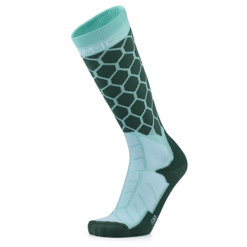 Kids ski socks - Ski Magma Cushion Junior Green/Aqua