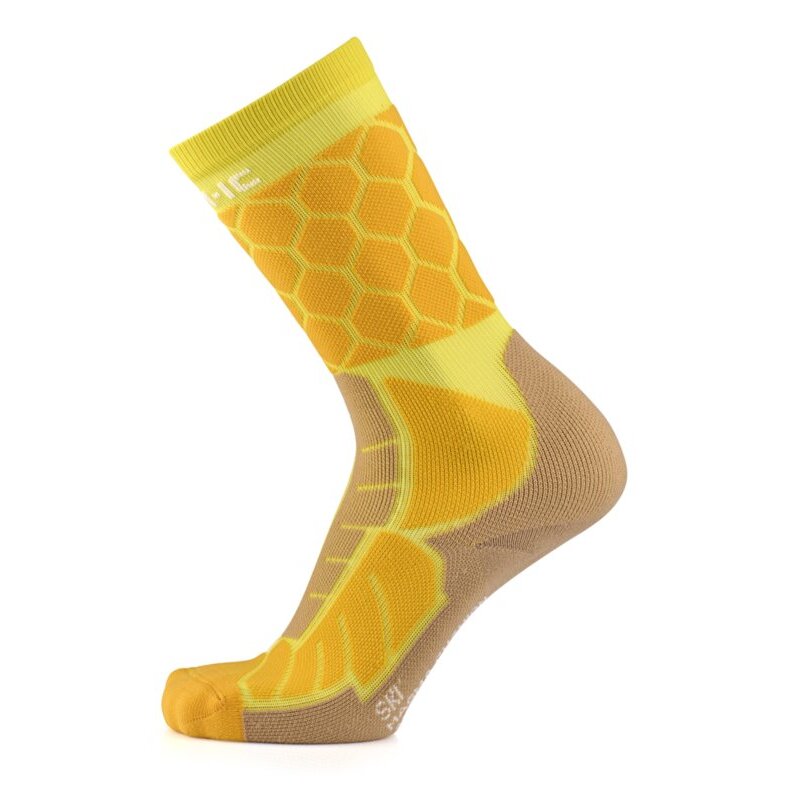 Kids ski socks - Ski Magma Cushion Junior Orange/Yellow