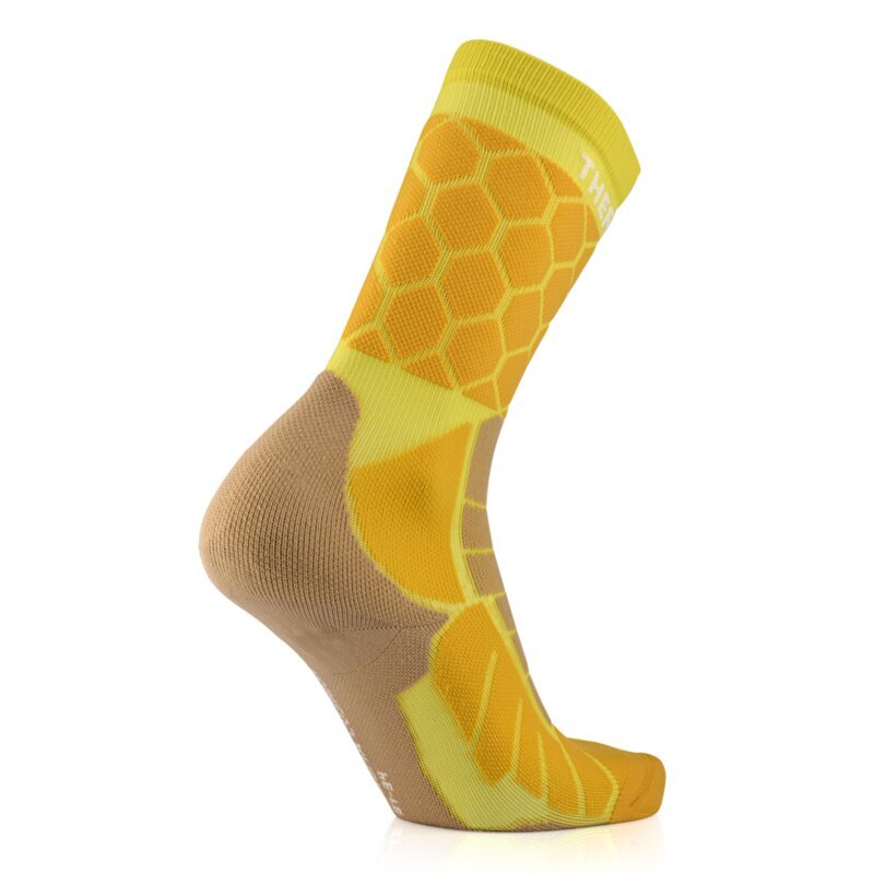 Kids ski socks - Ski Magma Cushion Junior Orange/Yellow