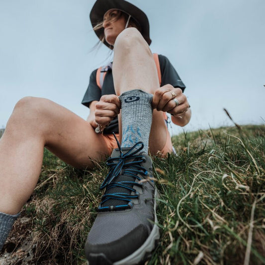 Trekking UltraCool Linen Crew Lady Gris bleu