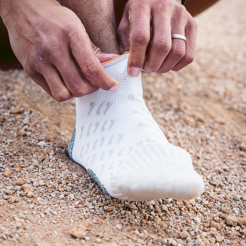 Hiking Socks - Outdoor Fast Light Off white/Charcoal