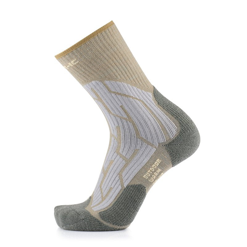 Hiking Socks - Outdoor Merino Women Beige/Grey